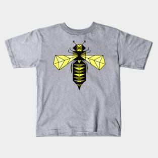 Bee - Geometric Abstract Kids T-Shirt
